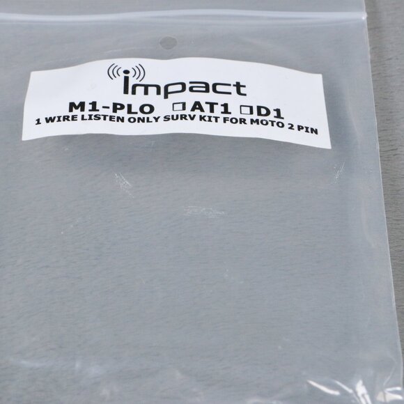 Impact M1-PLO 1-Wire Listen-Only Surveillance Earpiece Kit for Motorola 2-Pin - Picture 11 of 13